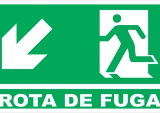 Buffet SINALIZAÇÕES DE SEGURANÇA E PANICO E ROTA DE FUGA FOTOLUMINESCENTE